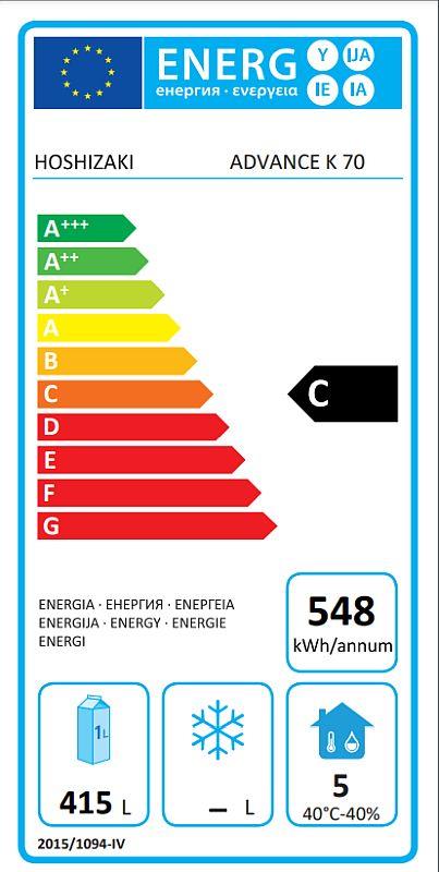 Bild 2: Hoshizaki Kühlschrank Advance K-70-4-L-DR